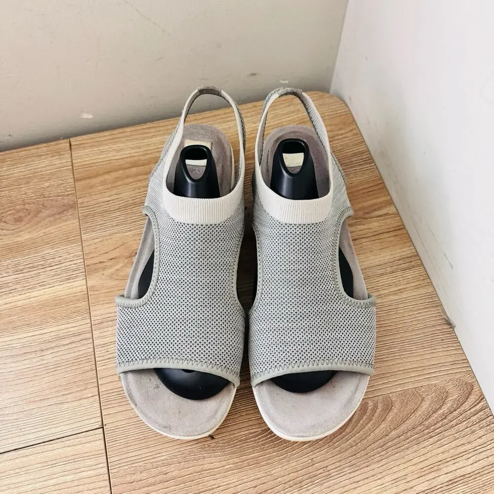 Alegria Qeen Traq Gray Mesh Sandals Women’s Size 11